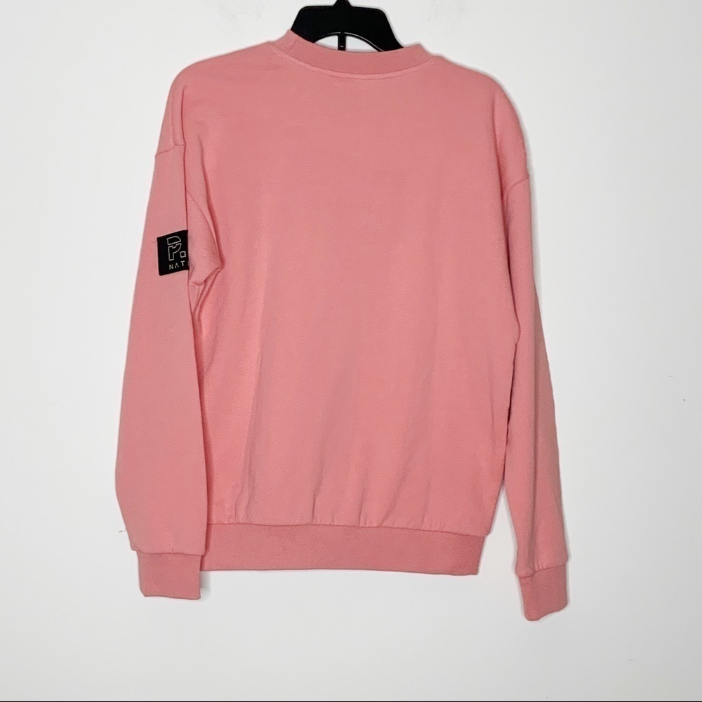 𝅺soulcycle PE NATION. Half run peach sweatshirt. S - Picture 3 of 8